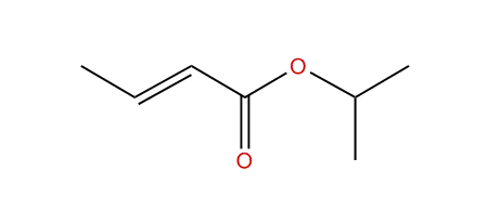 Isopropyl (E)-2-butenoate
